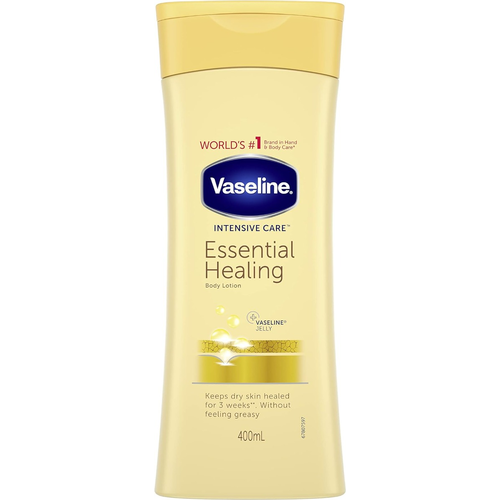 Vaseline Intensive Care Essential Healing Body Lotion Moisture 400ml | Daily Supplies