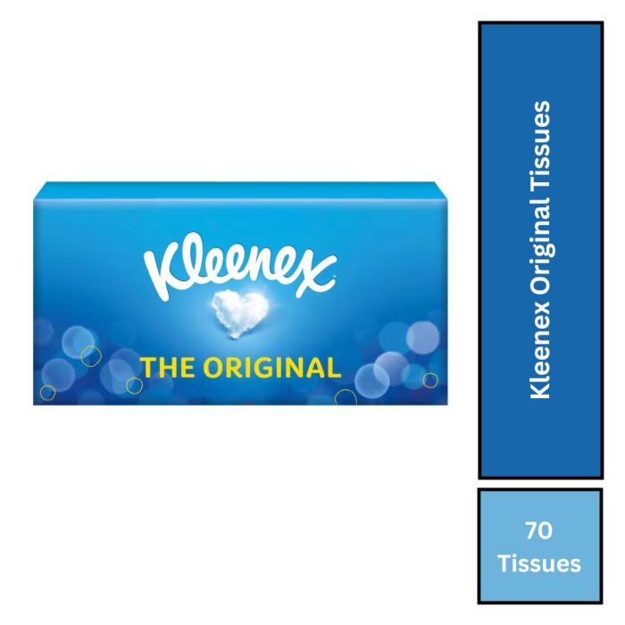 Kleenex Original Facial Tissue Box 70's
