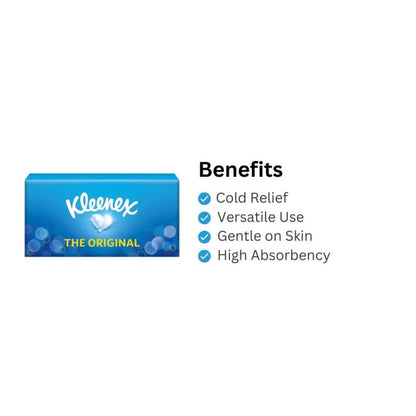 Kleenex Original Facial Tissue Box 70's