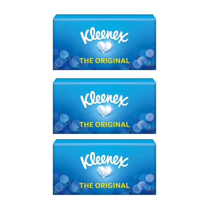 Kleenex Original Facial Tissue Box 70's