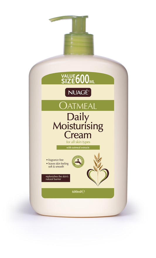 Nuage Oatmeal Daily Moisturising Cream 600ml | Daily Supplies
