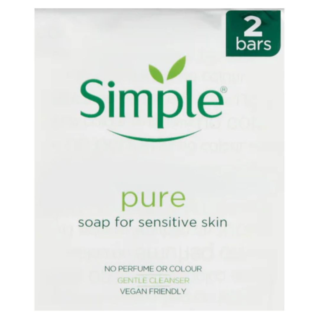 Simple Soap Twin Pack Gentle Cleansing 2x100g | Daily Supplies