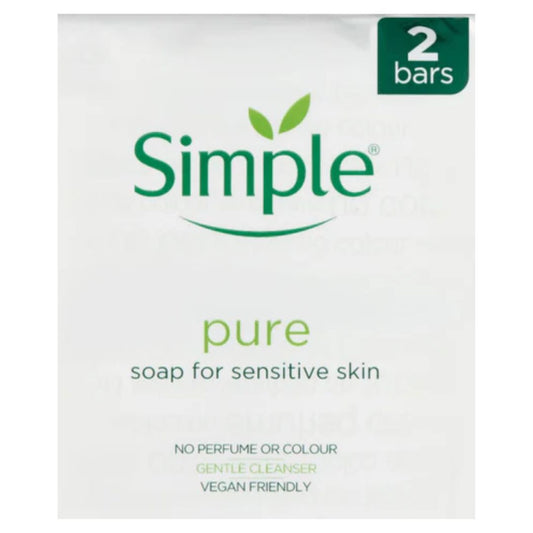 Simple Soap Twin Pack Gentle Cleansing 2x100g | Daily Supplies