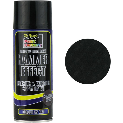 Paint Factory Hammered Effect Spray Paint Black 400ml | Daily Supplies