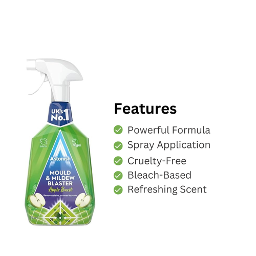Astonish Mould & Mildew Blaster Stain Remover Spray 750ml