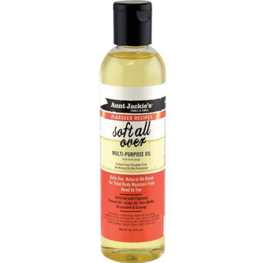 Aunt Jackies Flaxseed Recipes Soft All Over Multi Purpose Oil 237ml | Daily Supplies