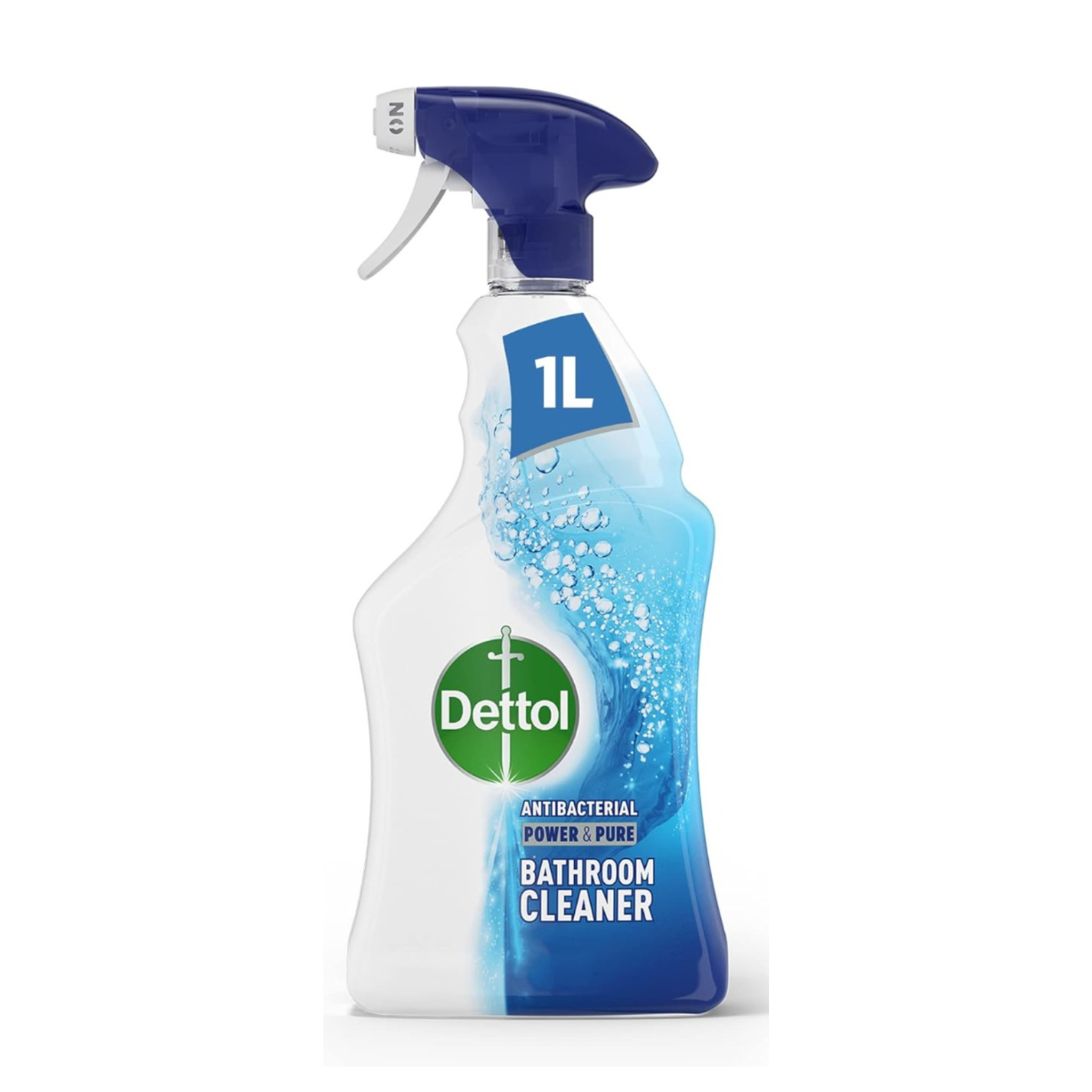 Dettol Power and Pure Antibacterial Bathroom Cleaner Spray 1L | Daily Supplies