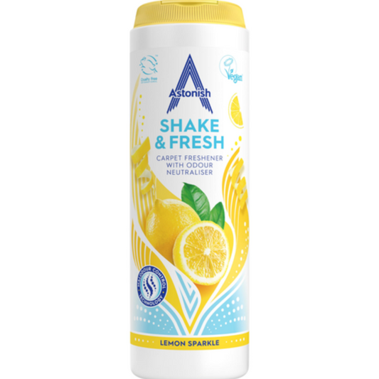 Astonish Shake & Fresh Carpet Freshener Lemon Sparkle 350g | Daily Supplies