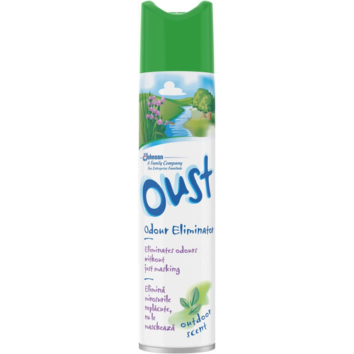 Oust Odour Eliminator Aerosol Air Freshener Outdoor Scent 300ml | Daily Supplies