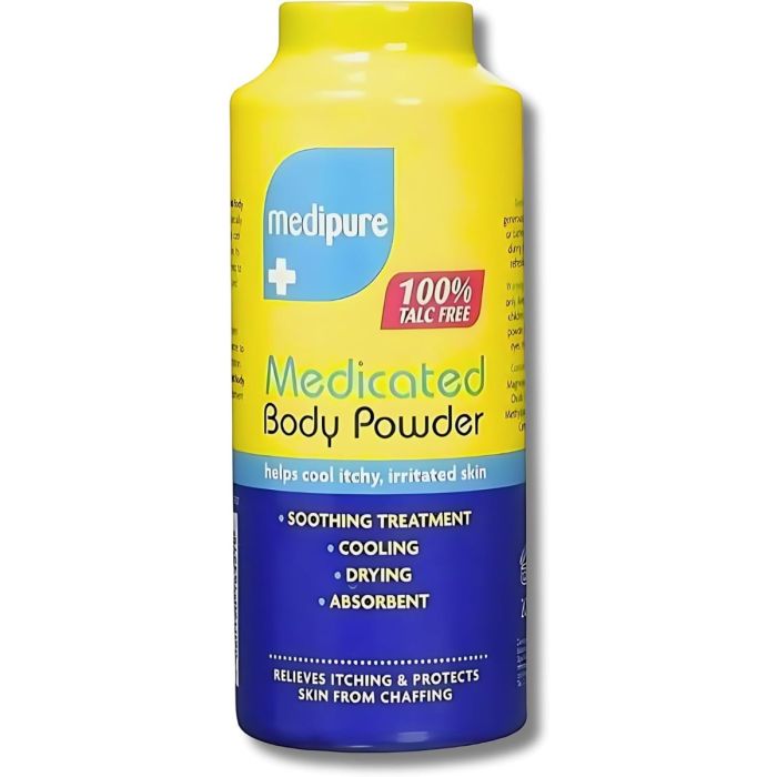 Medipure Medicated Body Powder for Itchy Irritated Skin 200g