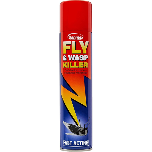 Sanmex Fly and Wasp Killer Spray 300ML | Daily Supplies