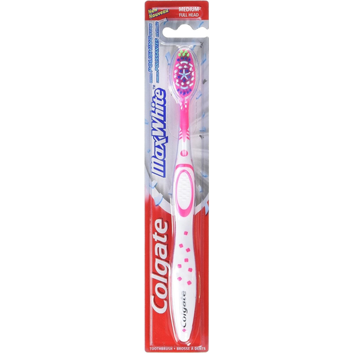 Colgate Max White Medium Toothbrush | Daily Supplies