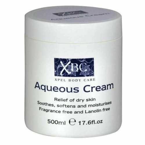 XBC Aqueous Body Cream Soothes Softens & Moisturizes Dry Skin 500 ml | Daily Supplies