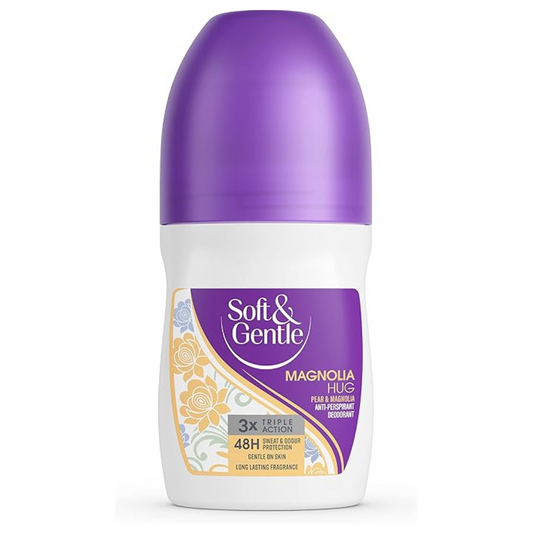 Soft & Gentle Magnolia Hug Roll-On Deodorant 50ml | Daily Supplies