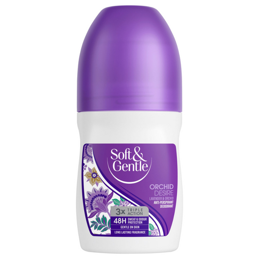 Soft & Gentle Orchid Desire Roll-On Deodorant 50ml | Daily Supplies