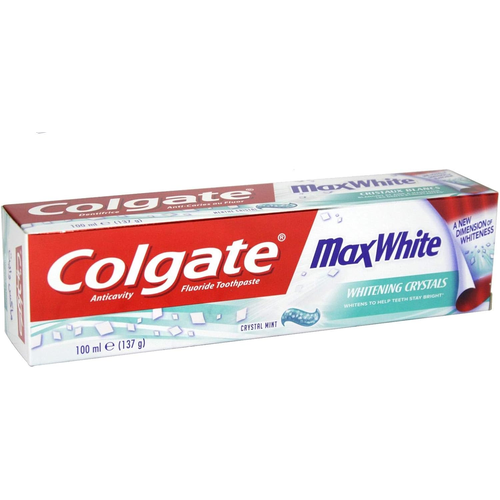 Colgate Max White Crystal Mint Toothpaste 100ml | Daily Supplies