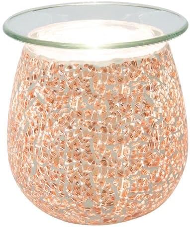 Airpure Rose Gold Mosaic Electric Wax Melter With Back Light | Daily Supplies