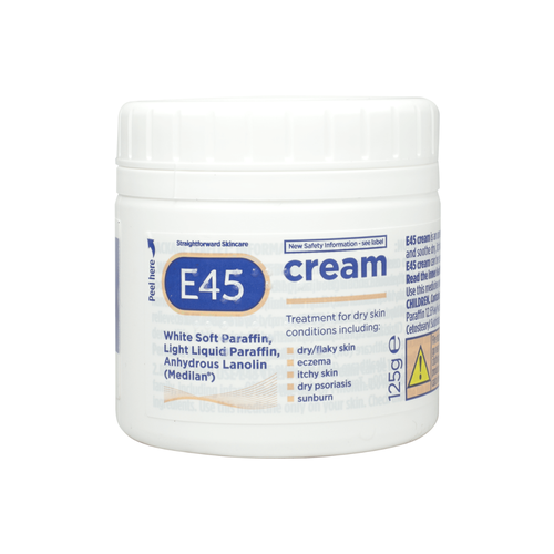 E45 Dermatological Cream For Dry Skin 125G | Daily Supplies