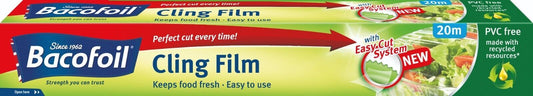 Bacofoil Cling Film With Easy Cut System 32.5cm x 20m | Daily Supplies