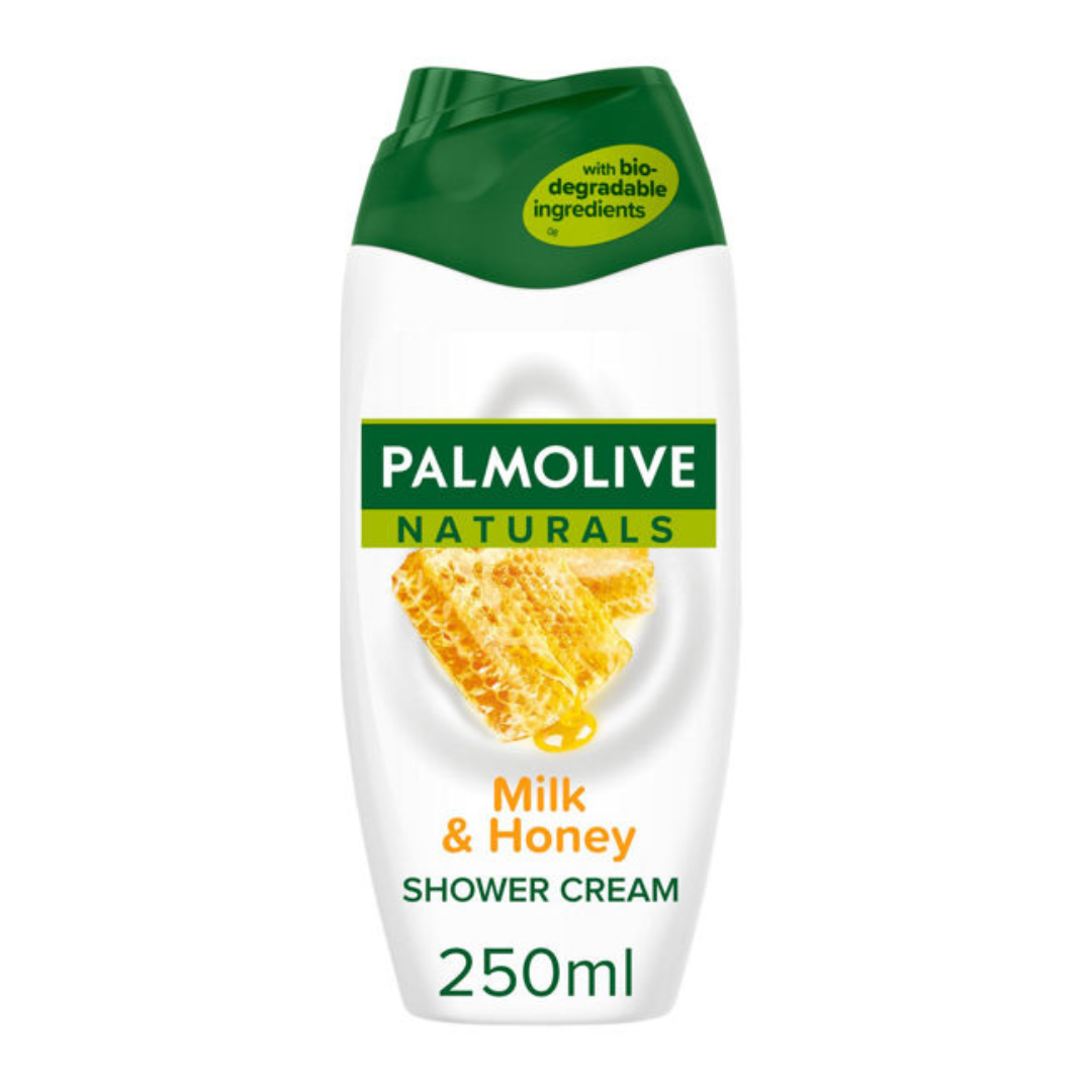 Palmolive Naturals Milk & Honey Shower Gel Cream 250ml | Daily Supplies