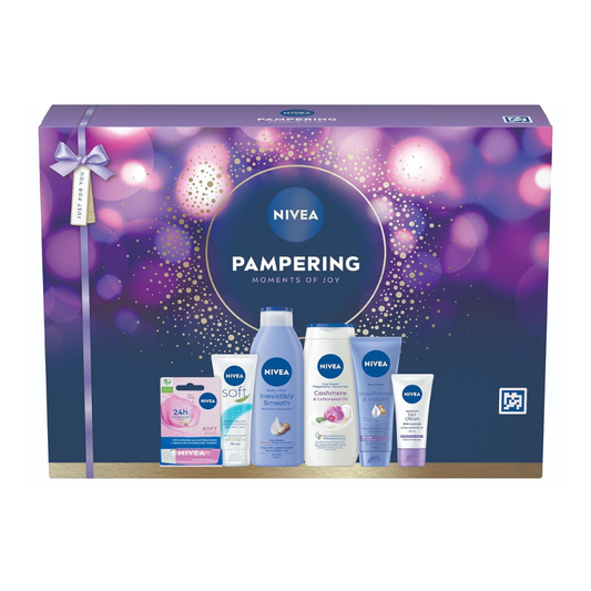 NIVEA Pampering Moments of Joy Gift Set Women’s Skincare Collection 6 Piece | Daily Supplies