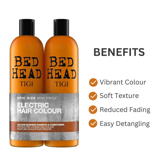 TIGI Bed Head Colour Goddess Duo Pack Shampoo 750ml & Conditioner 750ml | Daily Supplies