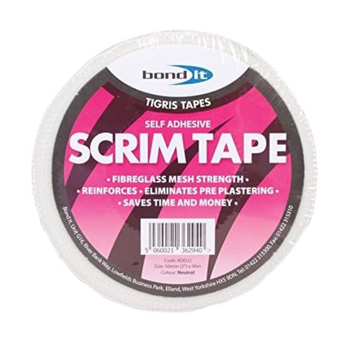 Bond It Tigris Tapes Self Adhesive Scrim Tape 48mm x 90m | Daily Supplies
