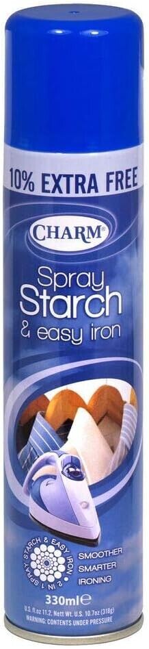 Charm Spray Starch & Easy Iron 330ml | Daily Supplies