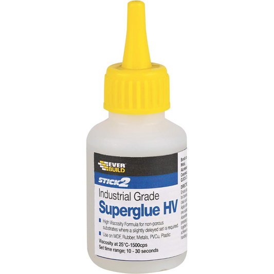 Everbuild Stick 2 Superglue High Viscosity 50g | Daily Supplies