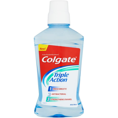 Colgate Triple Action Mint Mouthwash 500ml | Daily Supplies