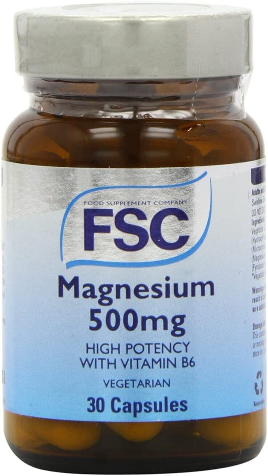 FSC 500mg Magnesium 30 Capsules | Daily Supplies