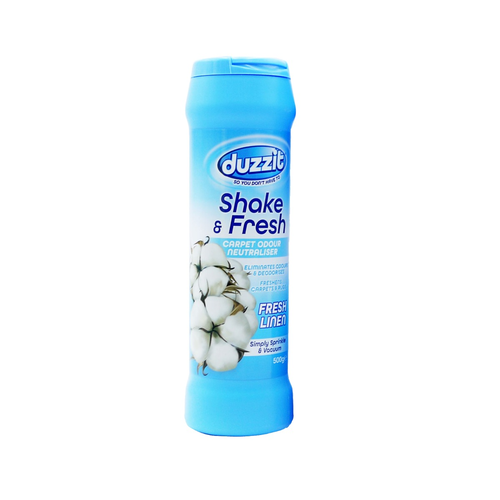 Duzzit Shake & Fresh Carpet Odor Neutralizer Fresh Linen 500g | Daily Supplies