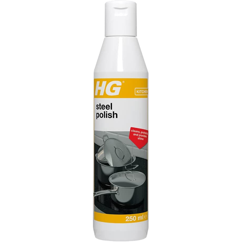 HG Steel Polish Fast Acting Stainless Steel 3-in-1 Cleaner 250ml | Daily Supplies