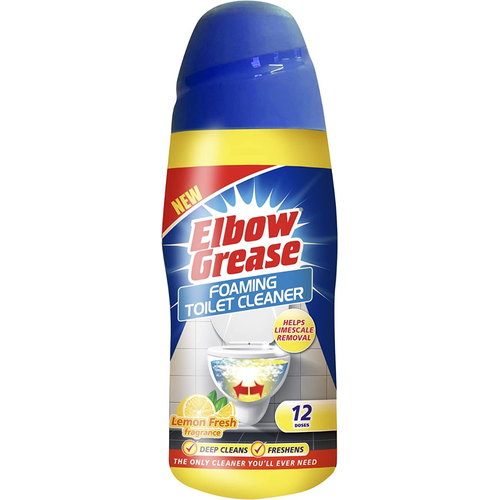 Elbow Grease Foaming Toilet Cleaner Powder Lemon Fresh 500g | Daily Supplies