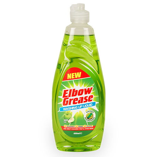 Elbow Grease Washing Up Apple Fresh Liquid 600ml | Daily Supplies