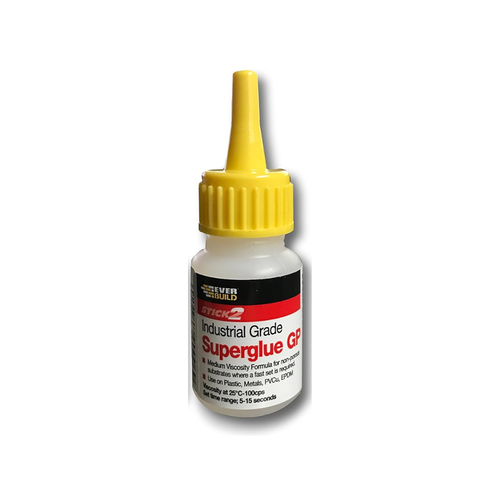Everbuild Industrial Superglue 20g | Daily Supplies