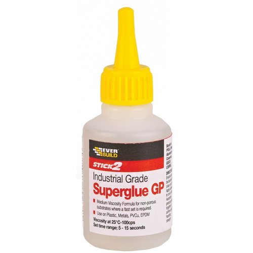 Everbuild Stick 2 Industrial Grade Superglue 50gm | Daily Supplies