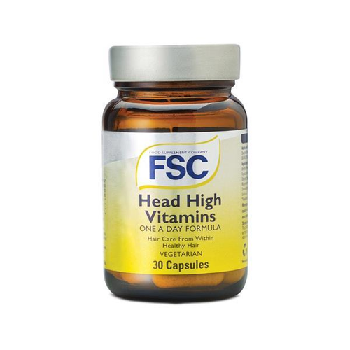 FSC Head High Hair Vitamins and Minerals 30 Capsules | Daily Supplies