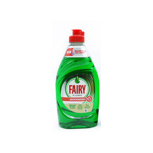 Fairy Platinum Quickwash Original Washing Up Liquid 383 ML | Daily Supplies