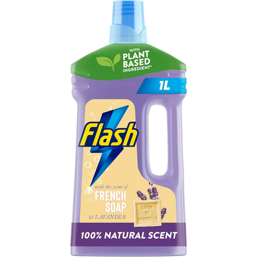 Flash Multi-Surface Cleaner Liquid Natural French Soap 1L | Daily Supplies