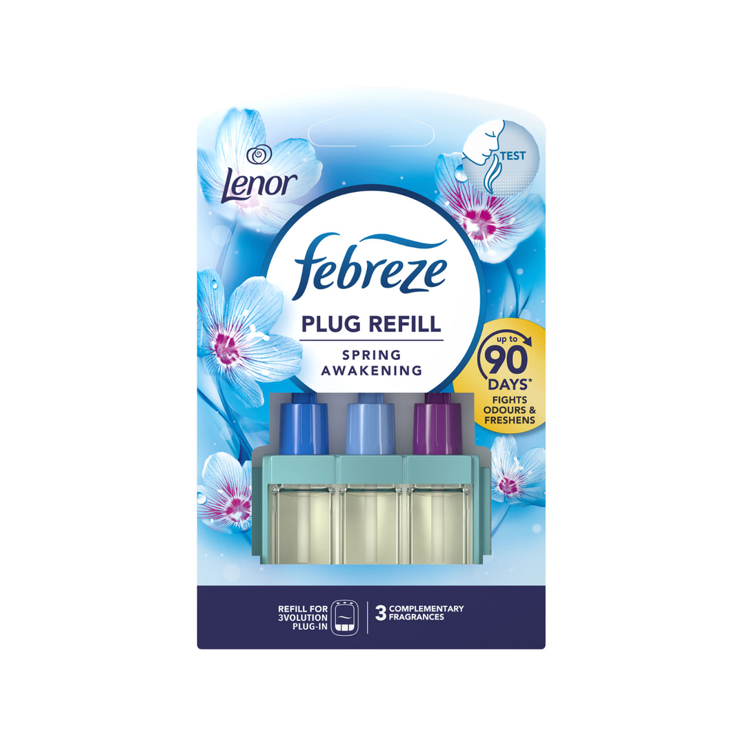 Febreze Ambi Pur 3Volution Plugin Diffuser Refill Spring Awakening With Lenor | Daily Supplies