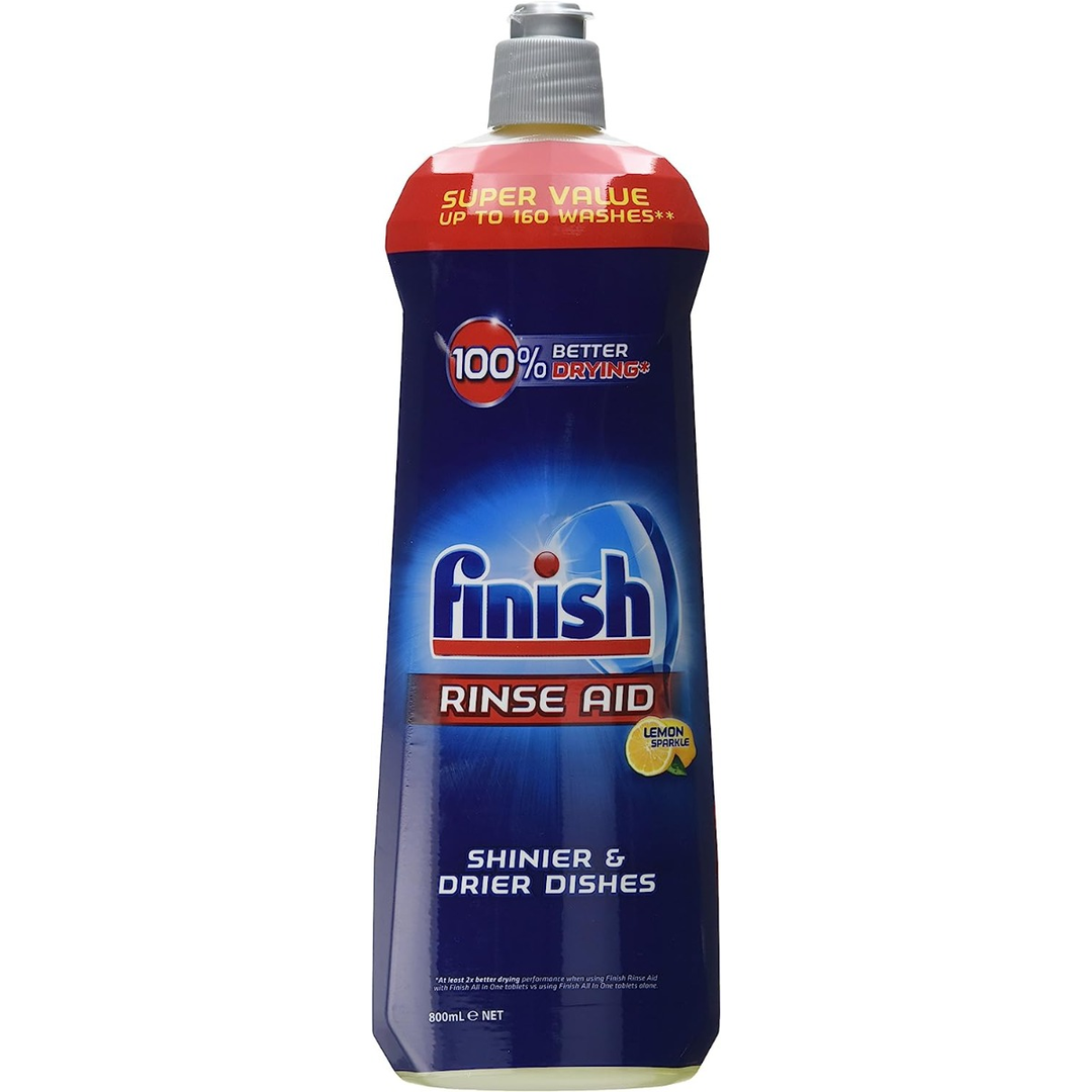 Finish Rinse Aid Shine and Protect Lemon Sparkle 800ml | Daily Supplies