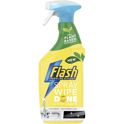 Flash Spray Wipe Done Kitchen Crisp Lemon 800ml | Daily Supplies