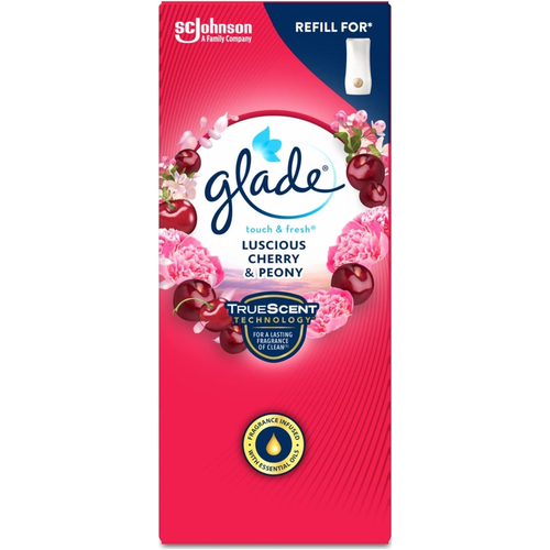 Glade Touch n Fresh Refill Air Freshener Peony & Cherry 10ml | Daily Supplies