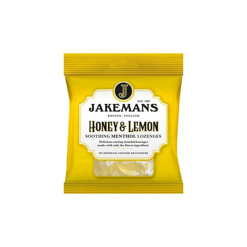 Jakemans Honey & Lemon Soothing Menthol Lozenges 73g | Daily Supplies