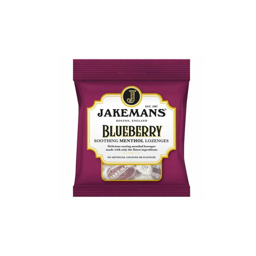 Jakemans Soothing Menthol Lozenges Blueberry 73g | Daily Supplies