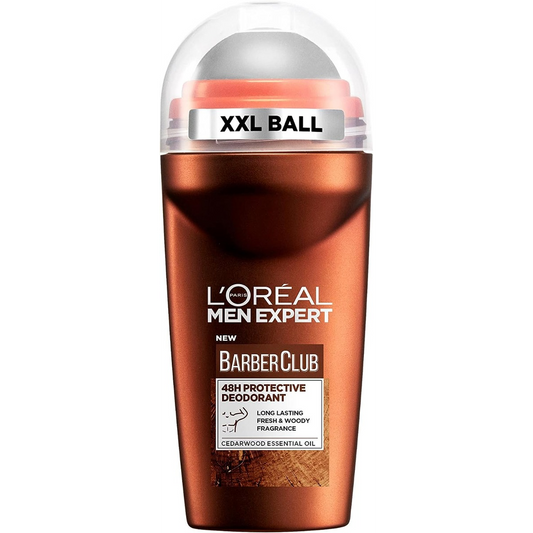 LOreal Men Expert Barber Club Deodorant Cedarwood Roll-On 50ml | Daily Supplies