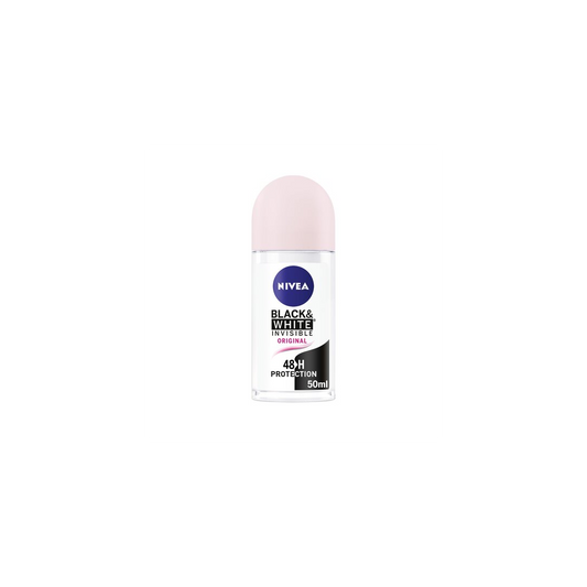 Nivea Roll On Black & White Clear 50Ml | Daily Supplies