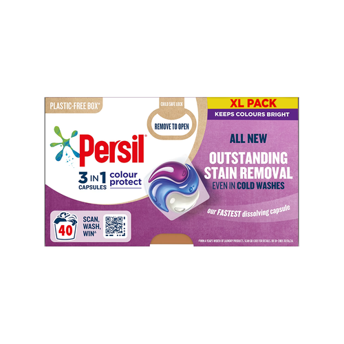 Persil 3In1 Colour Protect Washing Capsules 40 Washes | Daily Supplies