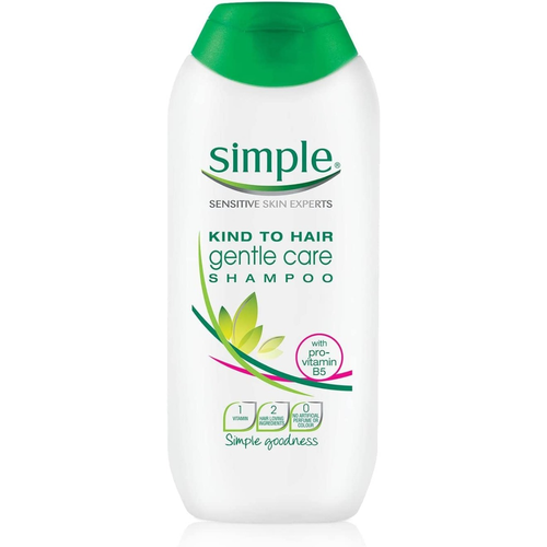 Simple Kind to Hair Gentle Care with Pro-Vitamin B5 Hair Shampoo 200ml | Daily Supplies